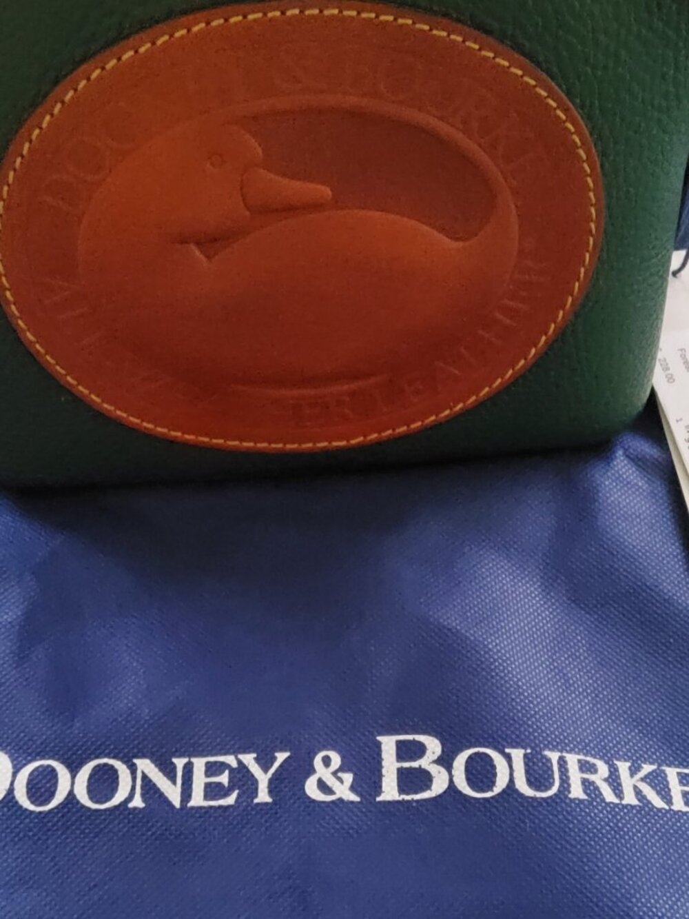 NWT Dooney & Bourke Heritage Domed Crossbody 18 in Forest - Picture 10 of 11